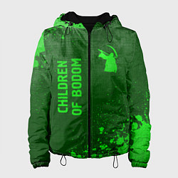Женская куртка Children of Bodom - green gradient вертикально