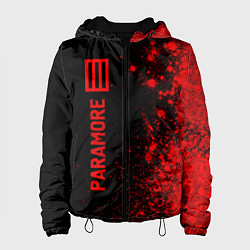 Женская куртка Paramore - red gradient по-вертикали