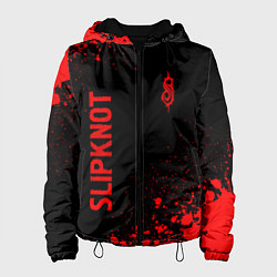 Женская куртка Slipknot - red gradient вертикально