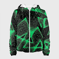 Женская куртка A light green triangle with dots