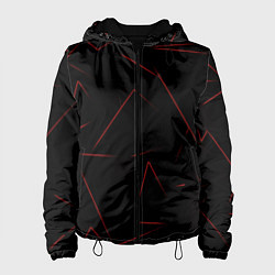 Куртка с капюшоном женская Color red line, цвет: 3D-черный
