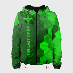 Женская куртка The Last Of Us - green gradient по-вертикали