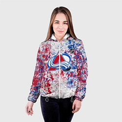 Куртка с капюшоном женская Colorado Avalanche NHL white, цвет: 3D-белый — фото 2