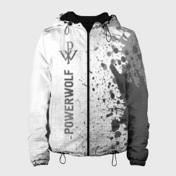 Женская куртка Powerwolf - white gradient по-вертикали