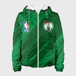 Куртка с капюшоном женская Boston Celtics NBA basketball, цвет: 3D-белый