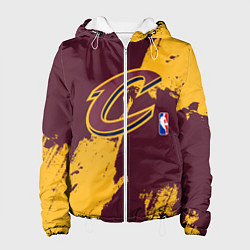 Куртка с капюшоном женская Cleveland Cavaliers NBA team, цвет: 3D-белый