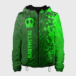 Женская куртка Babymetal - green gradient по-вертикали