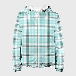 Женская куртка Checkered light blue