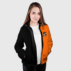 Куртка с капюшоном женская ФК Урал - два цвета, цвет: 3D-черный — фото 2