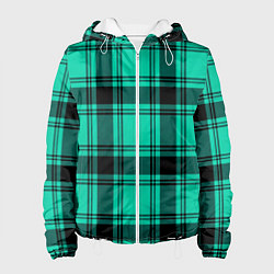 Женская куртка Checkered turquoise