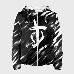 Женская куртка Doom штрихи красок