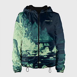 Женская куртка Dream on стилизованный скалистый берег