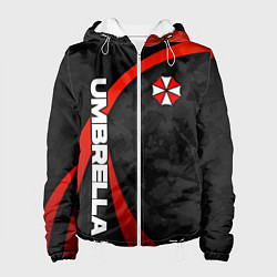 Куртка с капюшоном женская Umbrella - камуфляж, цвет: 3D-белый