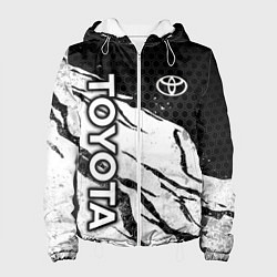 Женская куртка Toyota - черный и белый