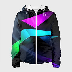 Женская куртка Neon colored geometric