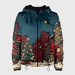 Женская куртка Новогодняя ночь