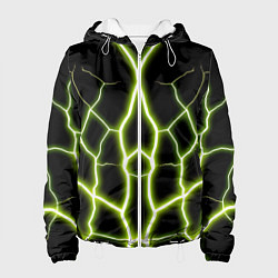 Женская куртка Color green black