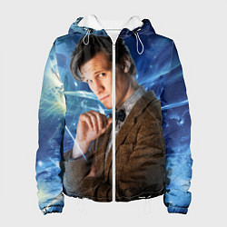 Куртка с капюшоном женская 11th Doctor Who, цвет: 3D-белый