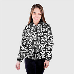 Куртка с капюшоном женская Misfits Pattern, цвет: 3D-черный — фото 2