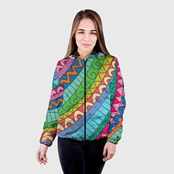 Куртка с капюшоном женская Рамадан, цвет: 3D-черный — фото 2