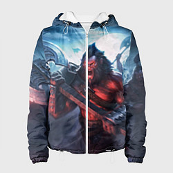 Куртка с капюшоном женская Axe, цвет: 3D-белый