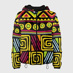 Куртка с капюшоном женская Африка, цвет: 3D-черный