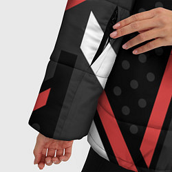 Куртка зимняя женская CS:GO Cyrex Pattern, цвет: 3D-черный — фото 2