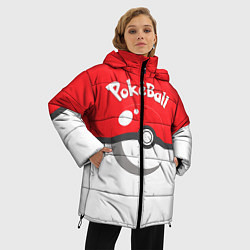 Куртка зимняя женская Покеболл, цвет: 3D-черный — фото 2