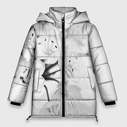 Женская зимняя куртка Белая сакура