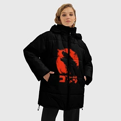 Куртка зимняя женская Godzilla, цвет: 3D-черный — фото 2