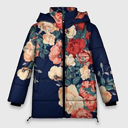 Женская зимняя куртка Fashion flowers
