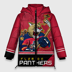 Куртка зимняя женская Florida Panthers, цвет: 3D-черный
