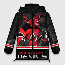 Куртка зимняя женская New Jersey Devils, цвет: 3D-светло-серый