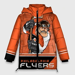 Куртка зимняя женская Philadelphia Flyers, цвет: 3D-черный