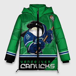 Куртка зимняя женская Vancouver Canucks, цвет: 3D-светло-серый