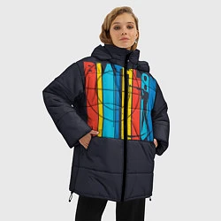 Куртка зимняя женская Радужный спорт, цвет: 3D-светло-серый — фото 2