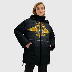 Куртка зимняя женская Полиция Российской Федерации, цвет: 3D-черный — фото 2