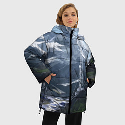 Куртка зимняя женская Горы Алтая, цвет: 3D-черный — фото 2
