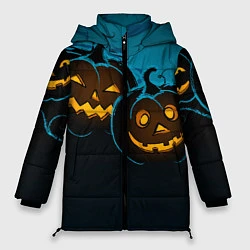 Куртка зимняя женская Halloween3, цвет: 3D-черный