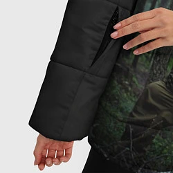 Куртка зимняя женская Военная разведка, цвет: 3D-светло-серый — фото 2