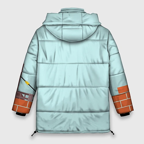 Женская зимняя куртка Строитель 11 / 3D-Красный – фото 2