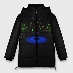 Куртка зимняя женская Марионетка, цвет: 3D-черный