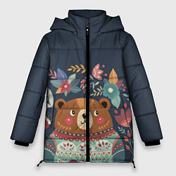 Женская зимняя куртка Осенний медведь