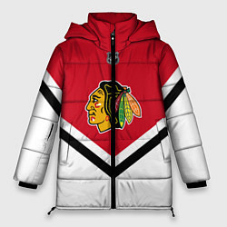 Куртка зимняя женская NHL: Chicago Blackhawks, цвет: 3D-черный