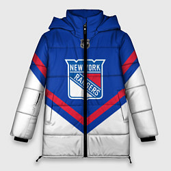 Куртка зимняя женская NHL: New York Rangers, цвет: 3D-черный