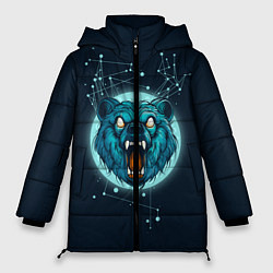 Женская зимняя куртка Космический медведь