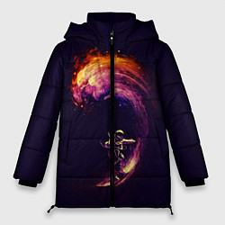 Женская зимняя куртка Космический серфинг