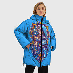 Куртка зимняя женская Crystal Maiden: Ice Magic, цвет: 3D-красный — фото 2