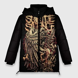 Куртка зимняя женская Suicide Silence, цвет: 3D-черный