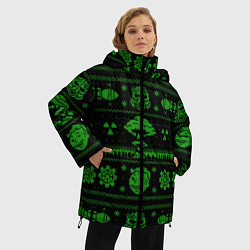 Куртка зимняя женская Ядерная зима, цвет: 3D-черный — фото 2